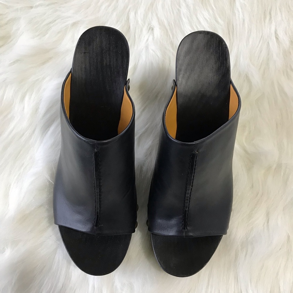 Veronique Branquinho leather platform sandals - Picture 5 of 7
